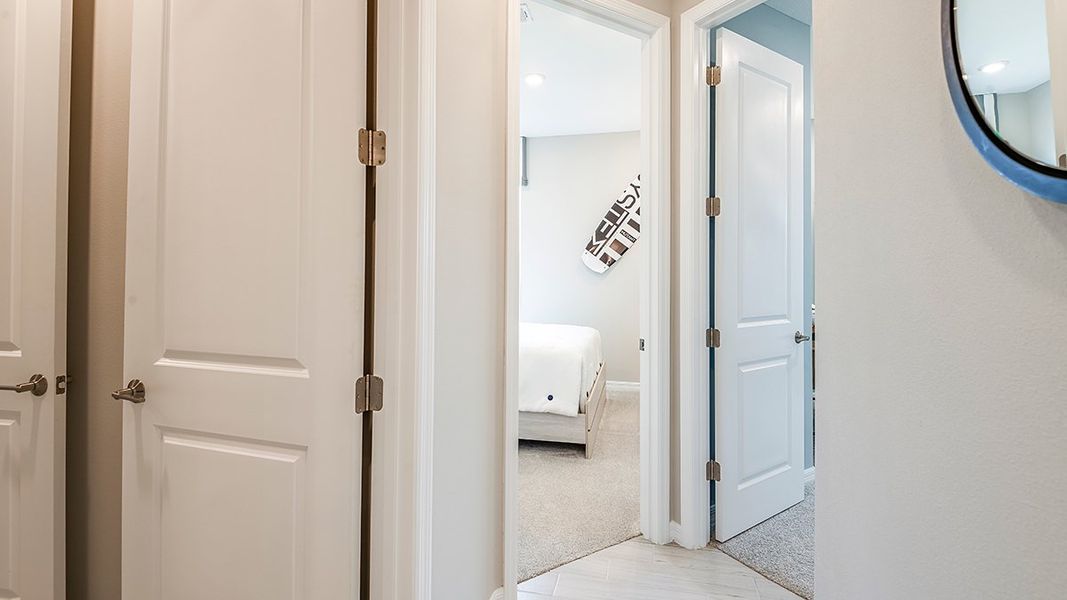 Furnished interior view inside a new home in Veranda Oaks, Port St. Lucie (Image 10). Furnished interior view inside a new home in Veranda Oaks, Port St. Lucie (Image 10).
