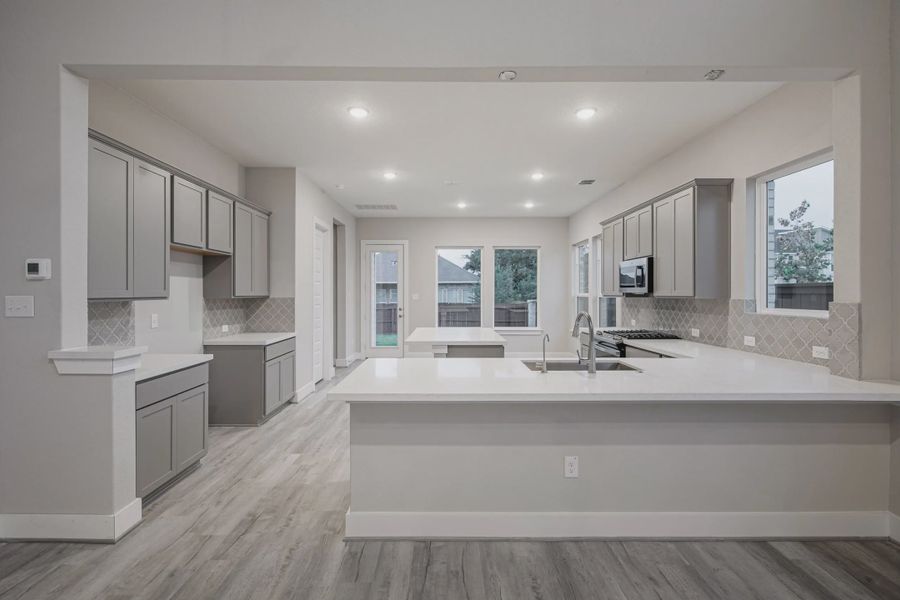 Furnished interior view inside a new home in Alsatian Oaks, Castroville (Image 11).