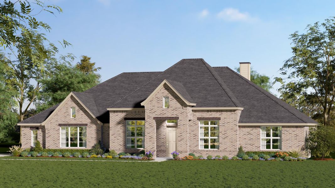 Elevation B | Concept 2915 at Hidden Creek Estates in Van Alstyne, TX by Landsea Homes