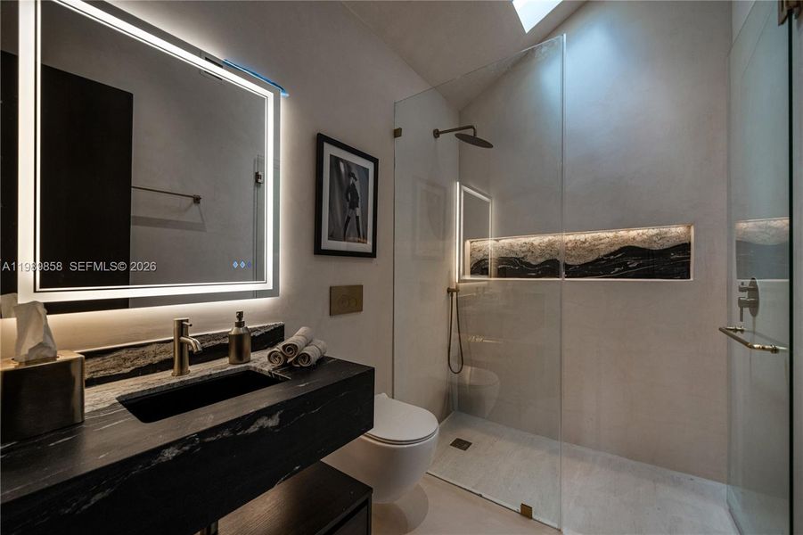 Furnished interior view inside a new home in , Miami (Image 16). Furnished interior view inside a new home in , Miami (Image 16).