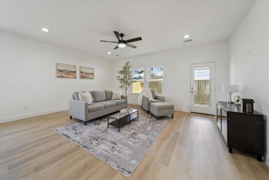 Furnished interior view inside a new home in , Fort Worth (Image 18).