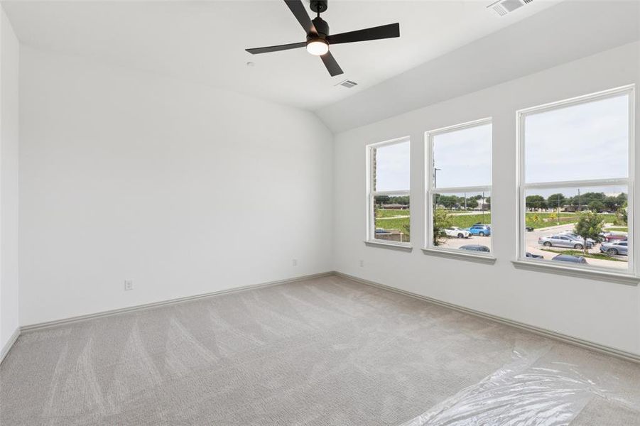 An owner's suite that offers gorgeous finishes, high ceilings, tons of natural light....our Boyd floor plan has it all!