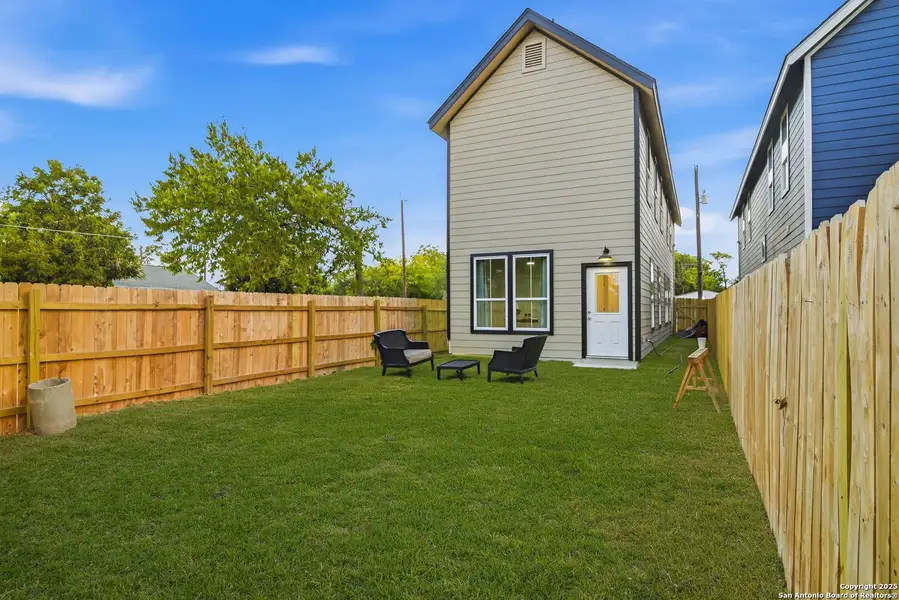 Exterior details and patio area of a home in , San Antonio (Image 3).