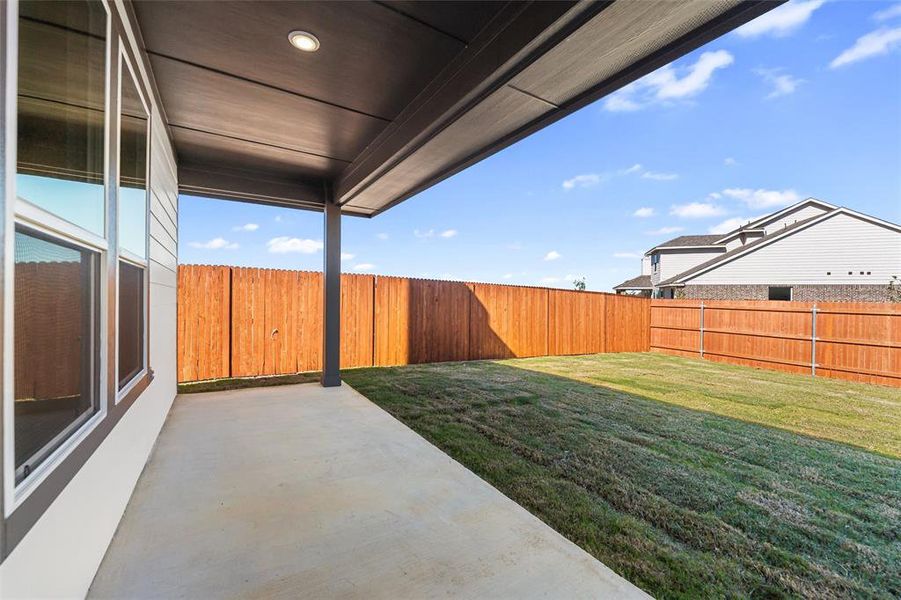 Exterior details and patio area of a home in Covenant Park, Springtown (Image 17). Exterior details and patio area of a home in Covenant Park, Springtown (Image 17).