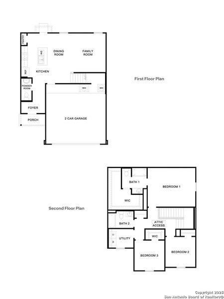 2D floor plan layout of this home in Swenson Heights, Seguin, TX (Image 3). 2D floor plan layout of this home in Swenson Heights, Seguin, TX (Image 3).