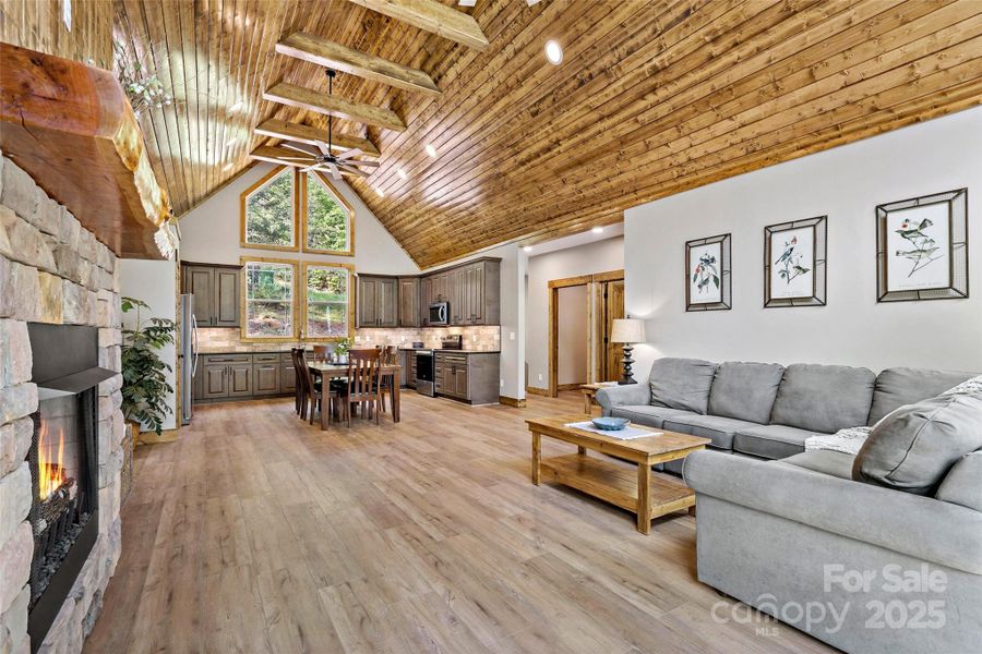 Furnished interior view inside a new home in , Mill Spring (Image 34). Furnished interior view inside a new home in , Mill Spring (Image 34).