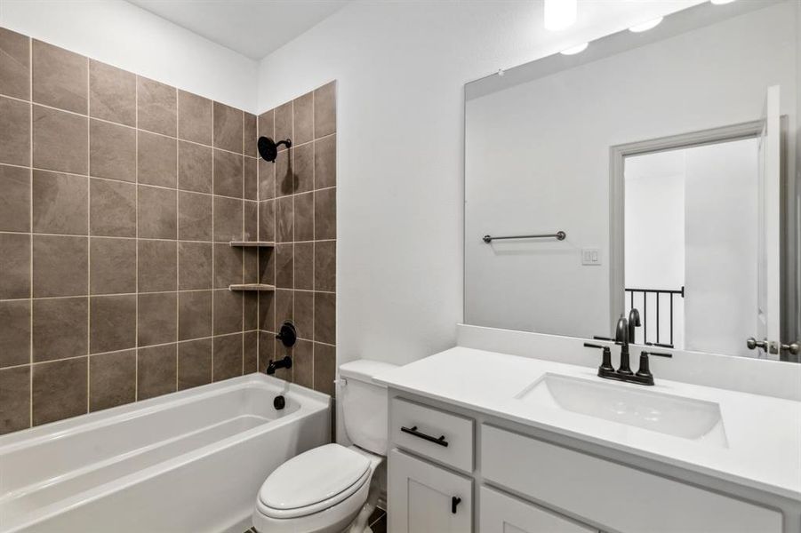 Our Conley plan offers a lovely guest bath.