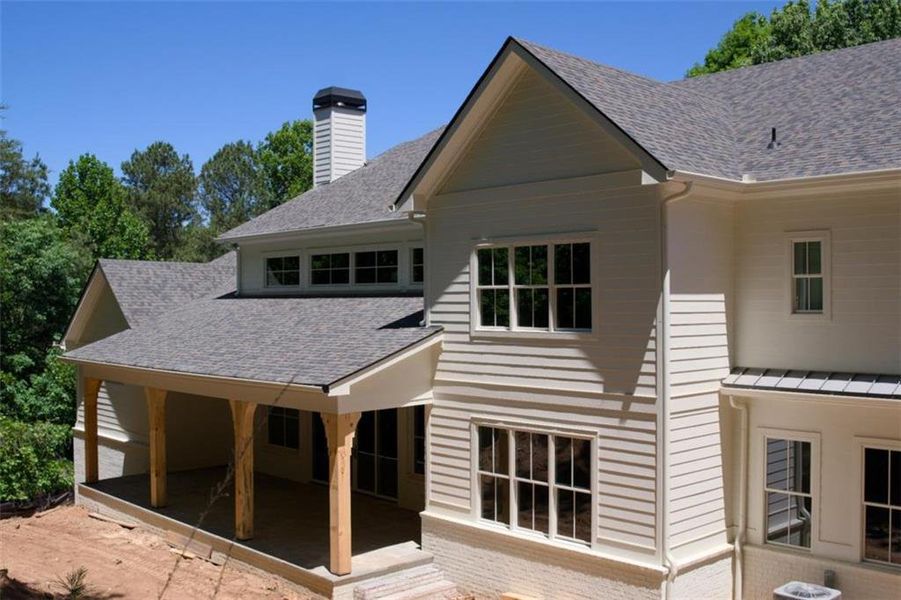 Exterior details and patio area of a home in , Roswell (Image 15). Exterior details and patio area of a home in , Roswell (Image 15).