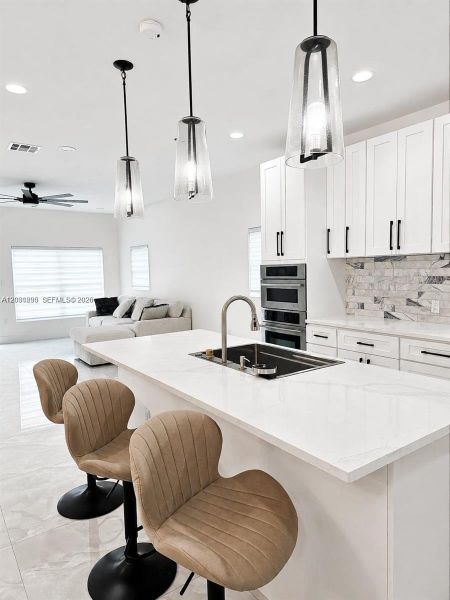 Furnished interior view inside a new home in , West Palm Beach (Image 16).