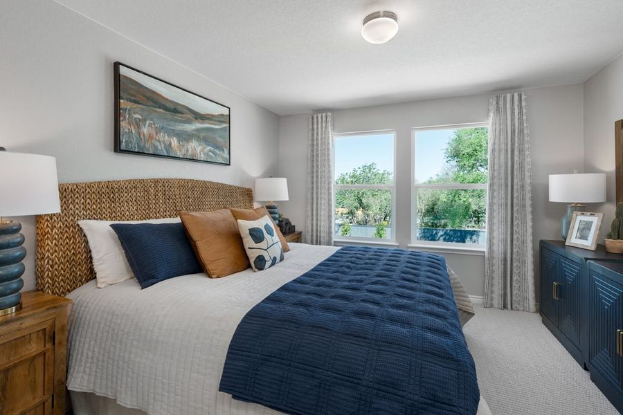 Representative furnished interior of a home built from the 1676 Modeled by KB Home in Nagel Crossing, San Antonio (Image 9). Representative furnished interior of a home built from the 1676 Modeled by KB Home in Nagel Crossing, San Antonio (Image 9).