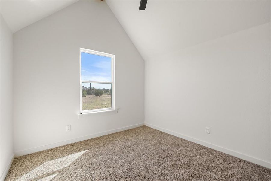 Bedroom 3 Vaulted Ceiling