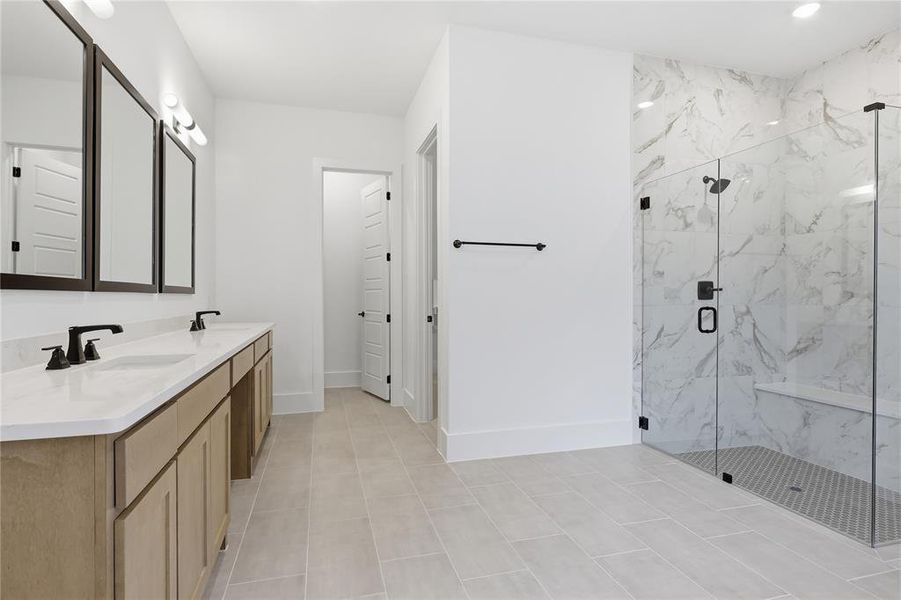 Furnished interior view inside a new home in The Grove, North Richland Hills (Image 6).