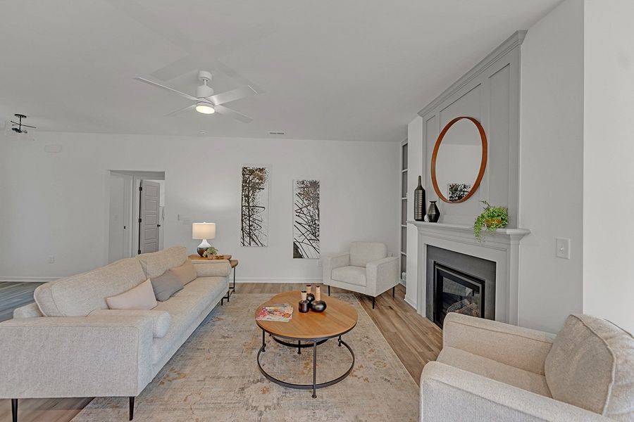 Representative furnished interior of a home built from the Blossom by Great Southern Homes in Oak Hollow, Longs (Image 10).