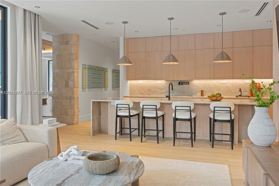 Furnished interior view inside a new home in , Miami (Image 48).