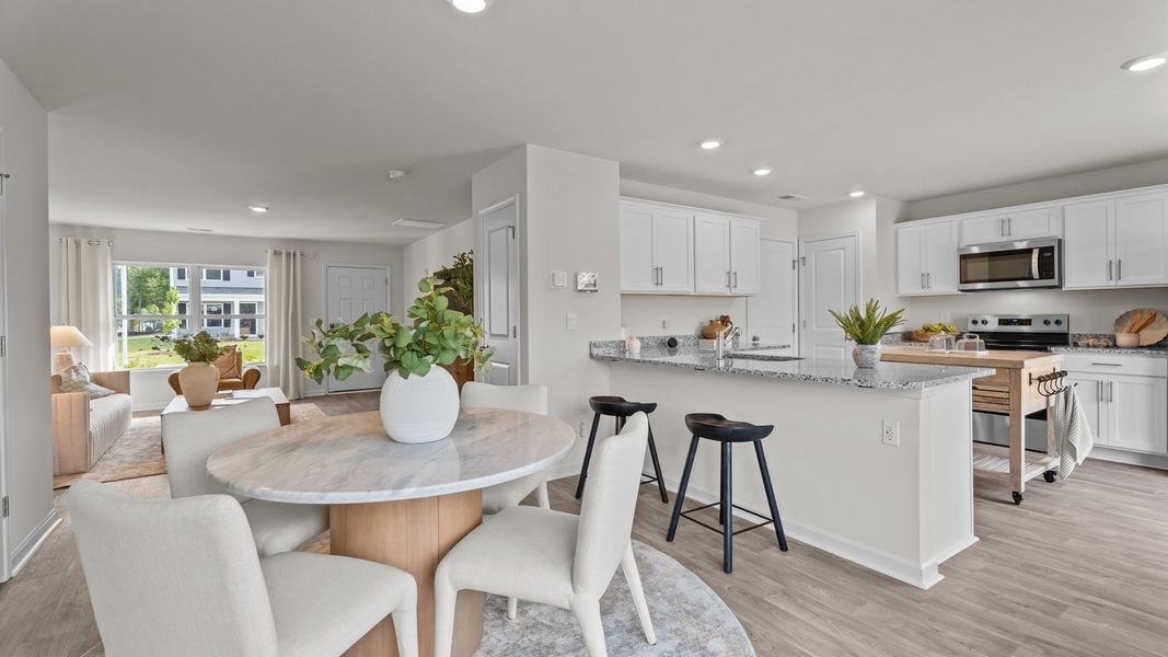 Furnished interior view inside a new home in Jetstream Park, Wilson (Image 11).