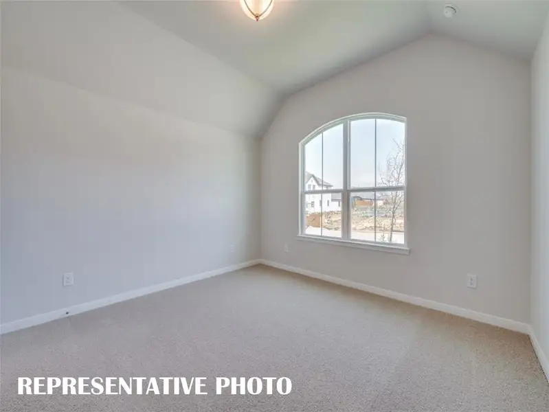 You'll find several nicely sized secondary bedrooms in our 4102 floor plan.  REPRESENTATIVE PHOTO