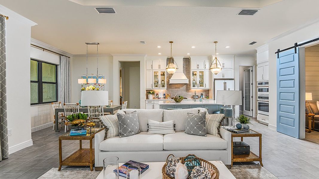 Representative furnished interior of a home built from the Bright Meadow 2 by Neal Communities in Canoe Creek, Parrish (Image 16).