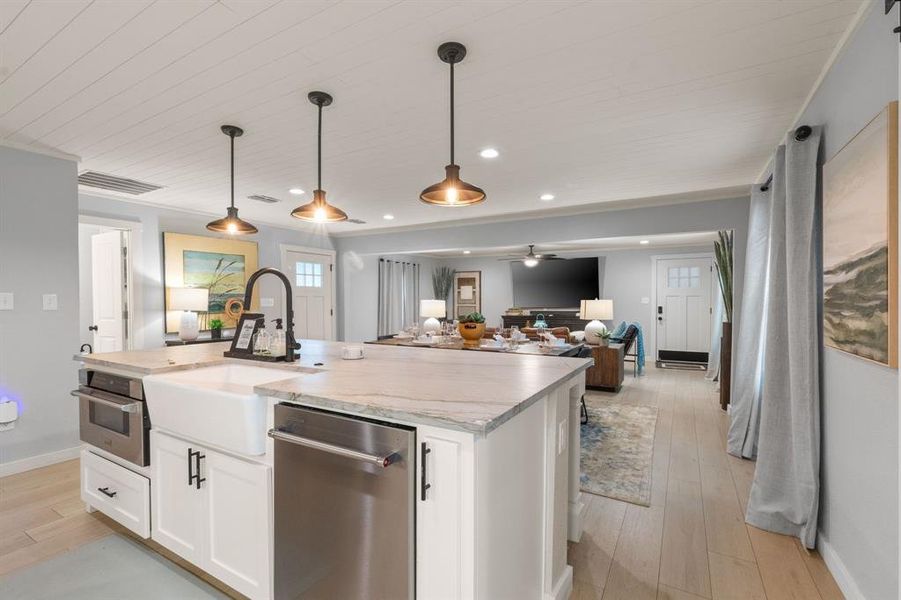 Furnished interior view inside a new home in , Pilot Point (Image 16). Furnished interior view inside a new home in , Pilot Point (Image 16).