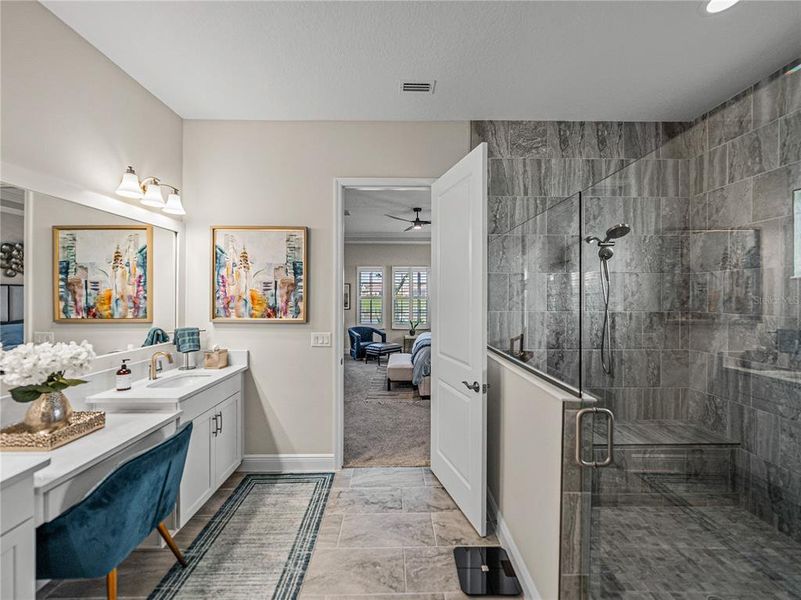 Furnished interior view inside a new home in Mirada, San Antonio (Image 58). Furnished interior view inside a new home in Mirada, San Antonio (Image 58).