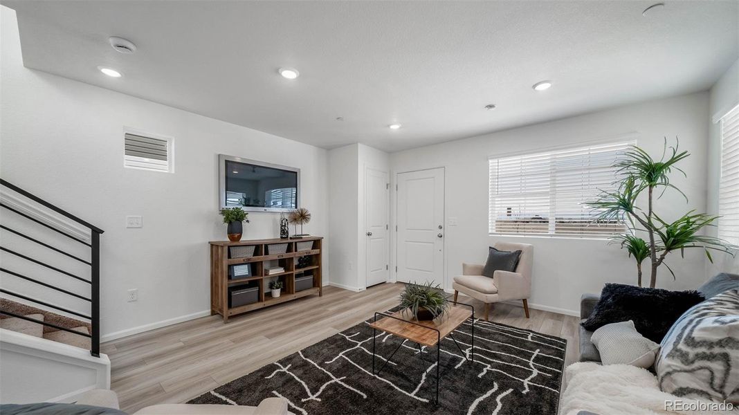 Furnished interior view inside a new home in , Commerce City (Image 4).