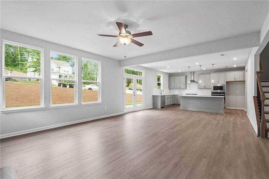 Spacious, unfurnished interior of a new home in Riverwood, Dallas (Image 22). Spacious, unfurnished interior of a new home in Riverwood, Dallas (Image 22).