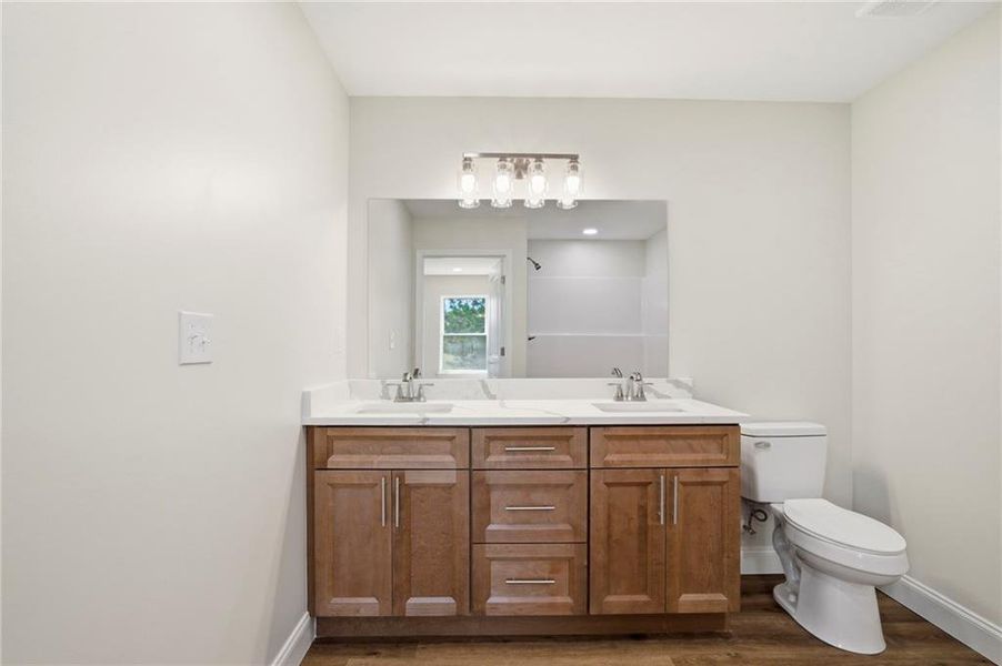 Furnished interior view inside a new home in , Eton (Image 17).