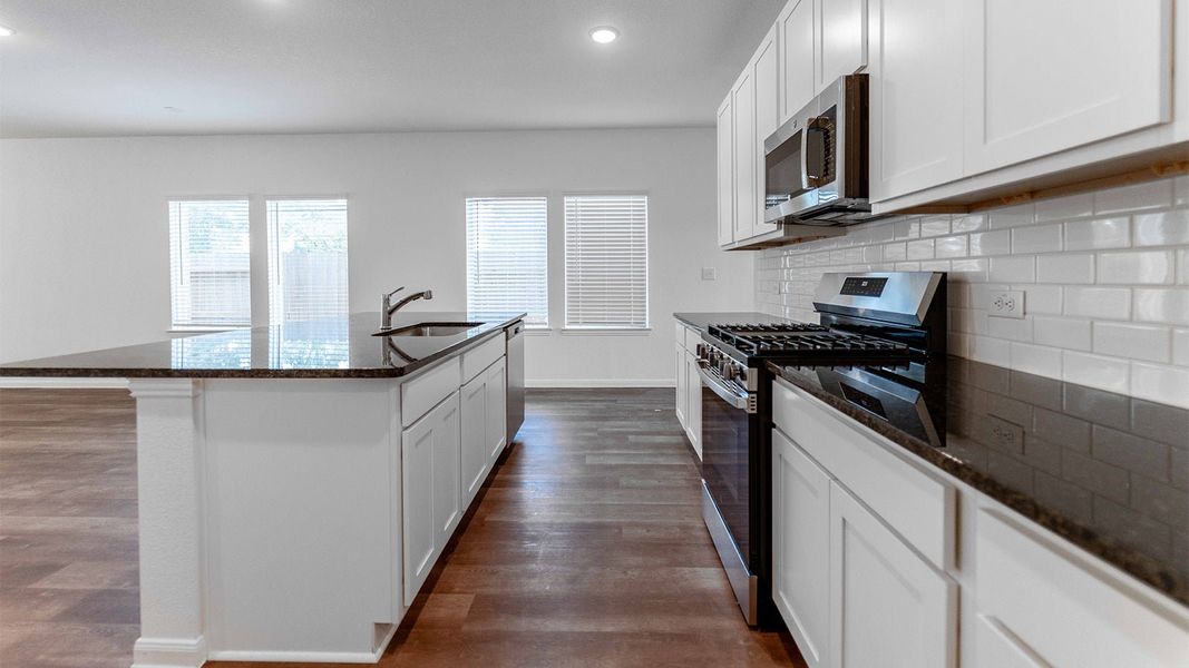 Furnished interior view inside a new home in The Canopies, Splendora (Image 4).