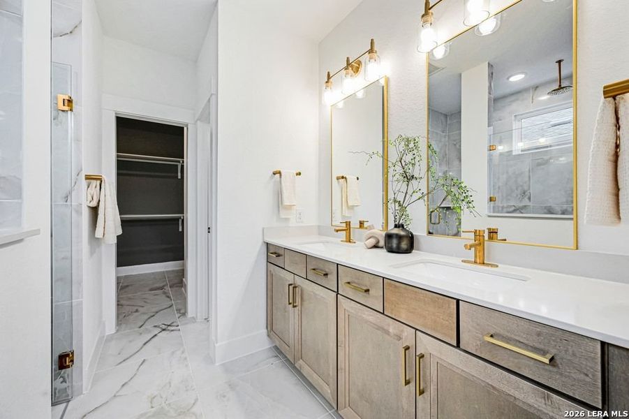 Furnished interior view inside a new home in Nopal Valley, San Antonio (Image 16).