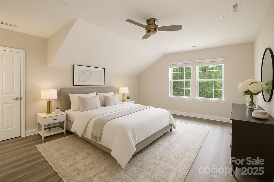 Furnished interior view inside a new home in , Matthews (Image 8).