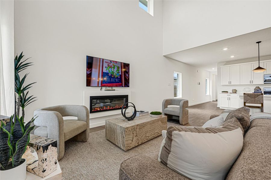 Furnished interior view inside a new home in Emberly, Beasley (Image 7).