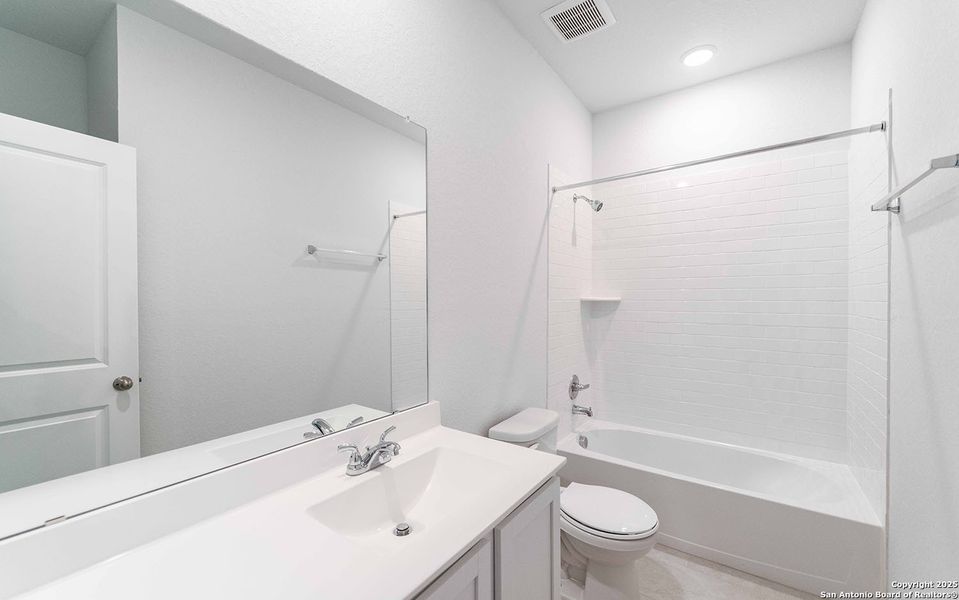 Furnished interior view inside a new home in Morgan Meadows, San Antonio (Image 5).