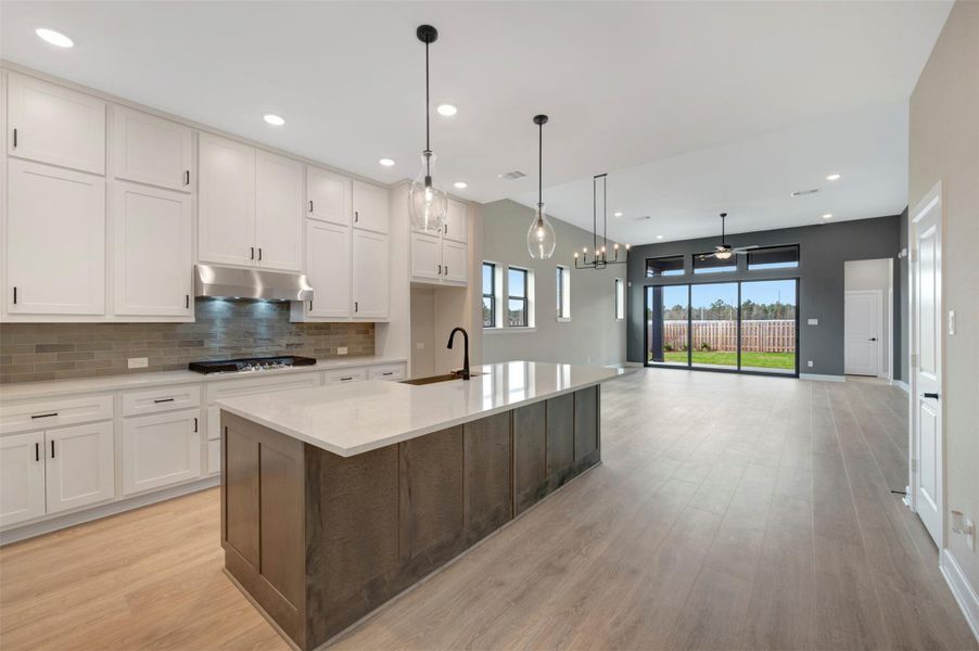 Furnished interior view inside a new home in COLTON - Reserve Collection, Todd Mission (Image 17).
