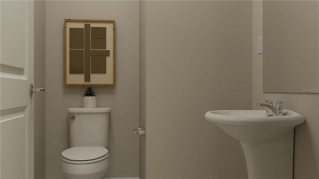 Furnished interior view inside a new home in The Glades at Crossprairie, St. Cloud (Image 11).
