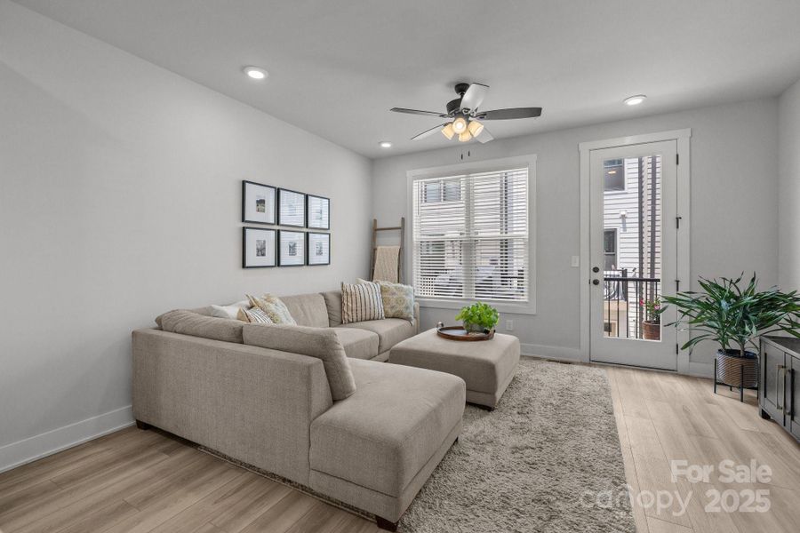 Furnished interior view inside a new home in , Charlotte (Image 31).