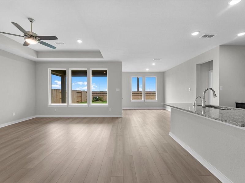 Spacious, unfurnished interior of a new home in Mason Woods, Cypress (Image 22).