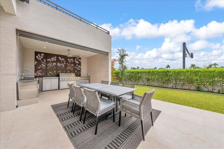 Exterior details and patio area of a home in , Marco Island (Image 27).