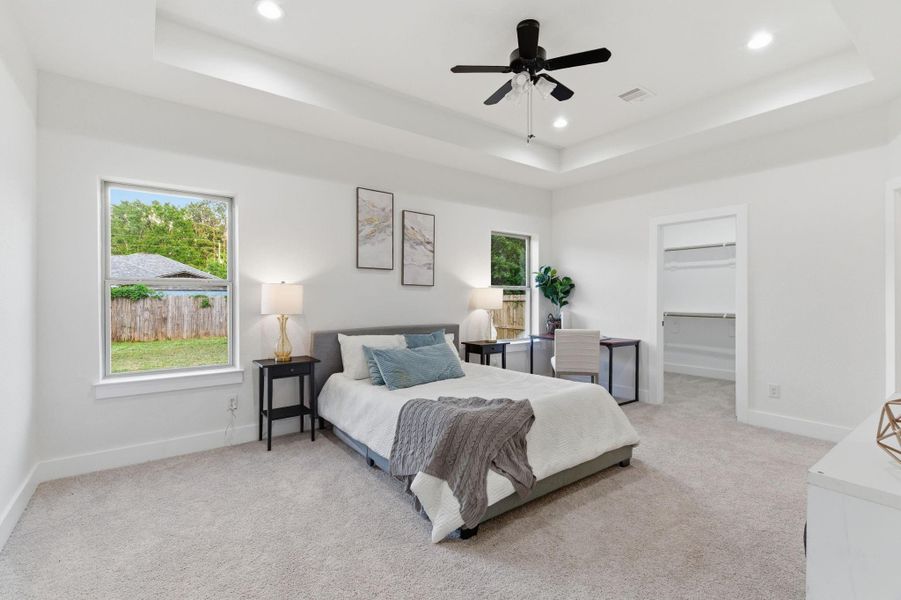 Furnished interior view inside a new home in , Cleveland (Image 17).