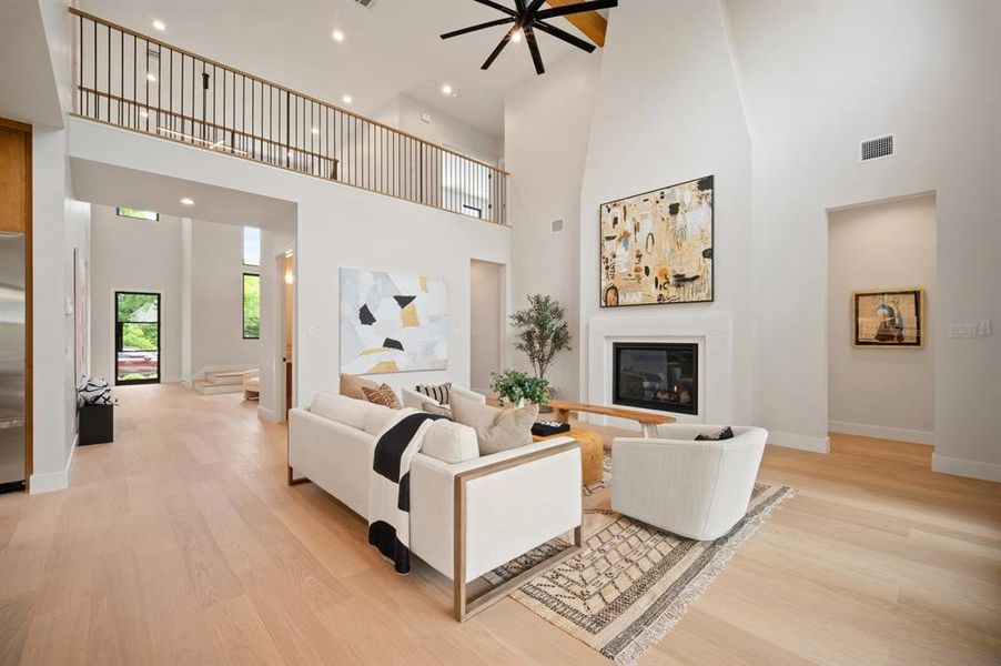 Furnished interior view inside a new home in , Dallas (Image 32).