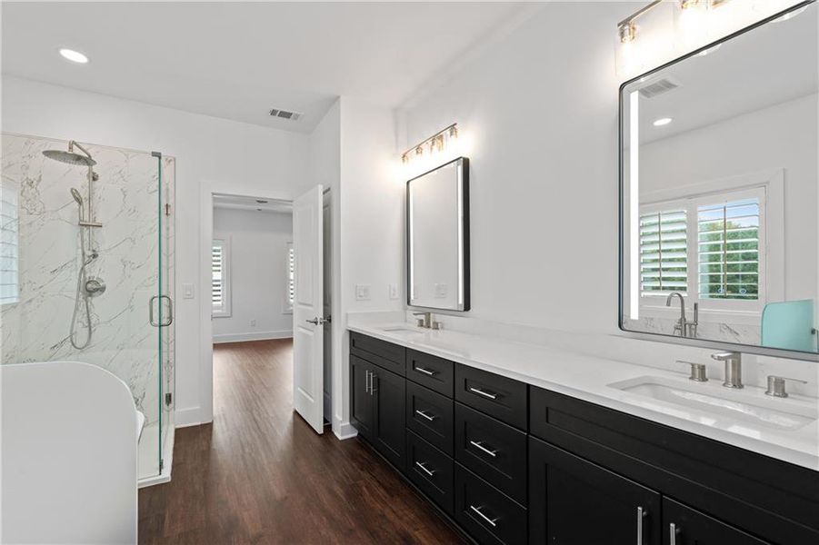 Furnished interior view inside a new home in , Stockbridge (Image 9).