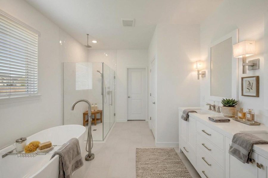 Spa-like primary bath Spa-like primary bath