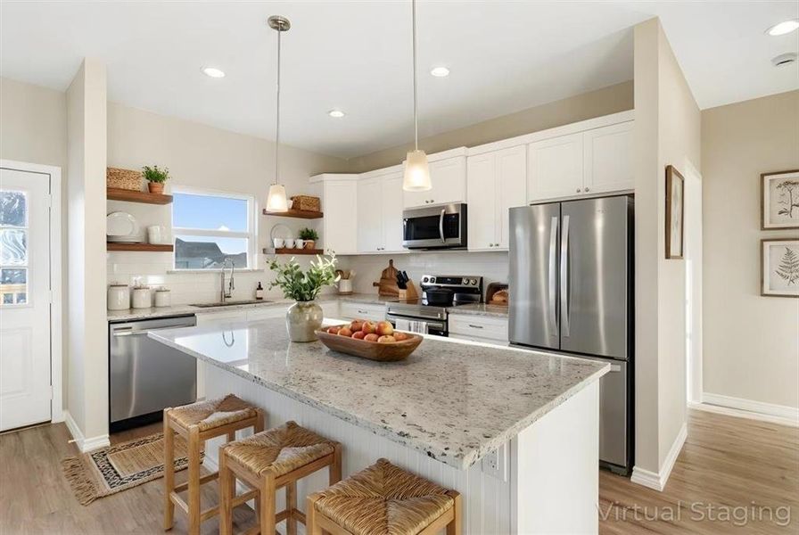 Furnished interior view inside a new home in , Granbury (Image 9).