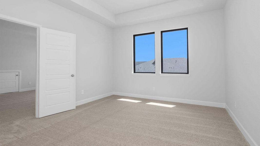 Spacious, unfurnished interior of a new home in Legacy Prairie at Katy Court, Katy (Image 7).