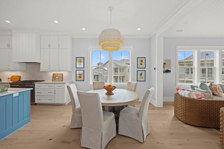 Furnished interior view inside a new home in , Galveston (Image 8). Furnished interior view inside a new home in , Galveston (Image 8).