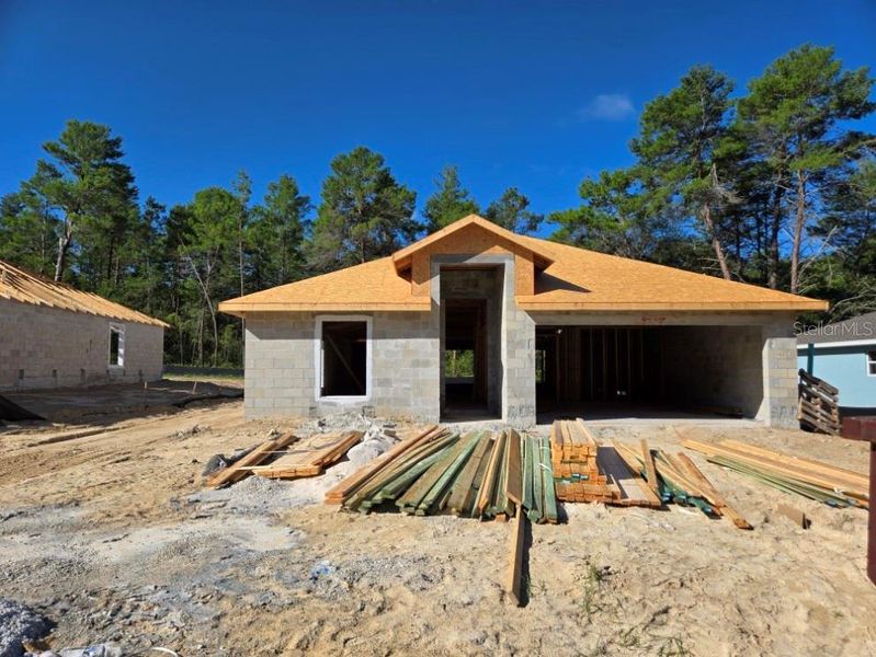 In-progress construction of a new home in , Inverness, FL (Image 13).