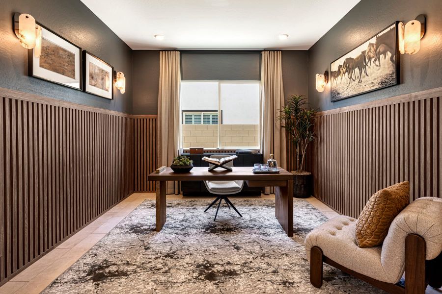 Representative furnished interior of a home built from the Cholla Plan 5541 by Tri Pointe Homes in Blossom Rock, Apache Junction (Image 10).