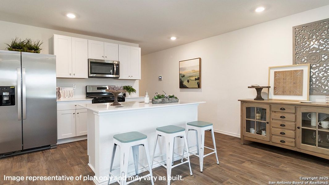 Furnished interior view inside a new home in Sereno Springs, Converse (Image 12). Furnished interior view inside a new home in Sereno Springs, Converse (Image 12).