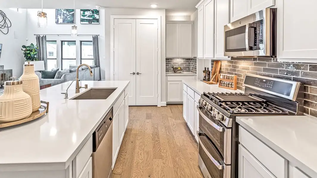 Furnished interior view inside a new home in Trillium, Richmond (Image 16).