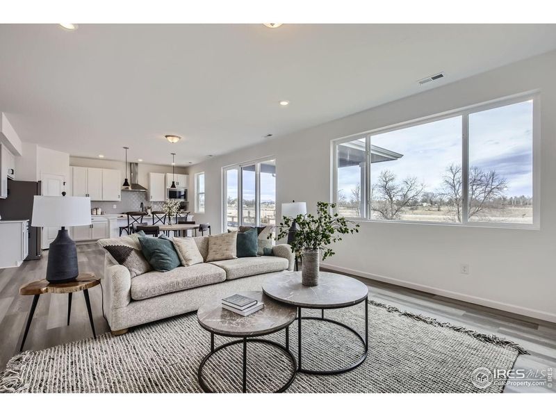 Furnished interior view inside a new home in Farmstead, Berthoud (Image 12). Furnished interior view inside a new home in Farmstead, Berthoud (Image 12).