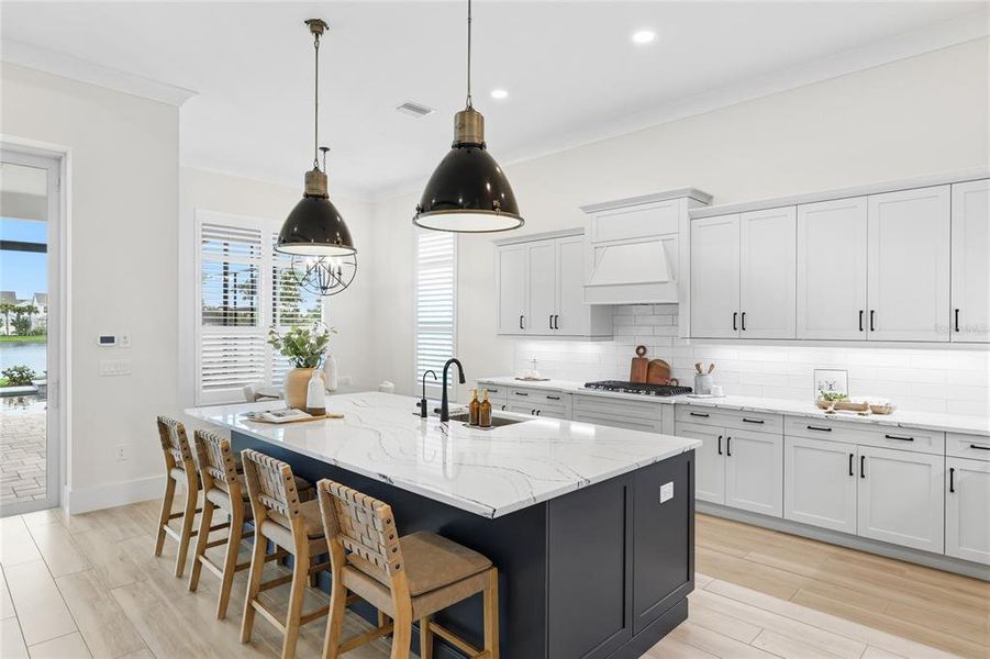 Furnished interior view inside a new home in , Sarasota (Image 18).