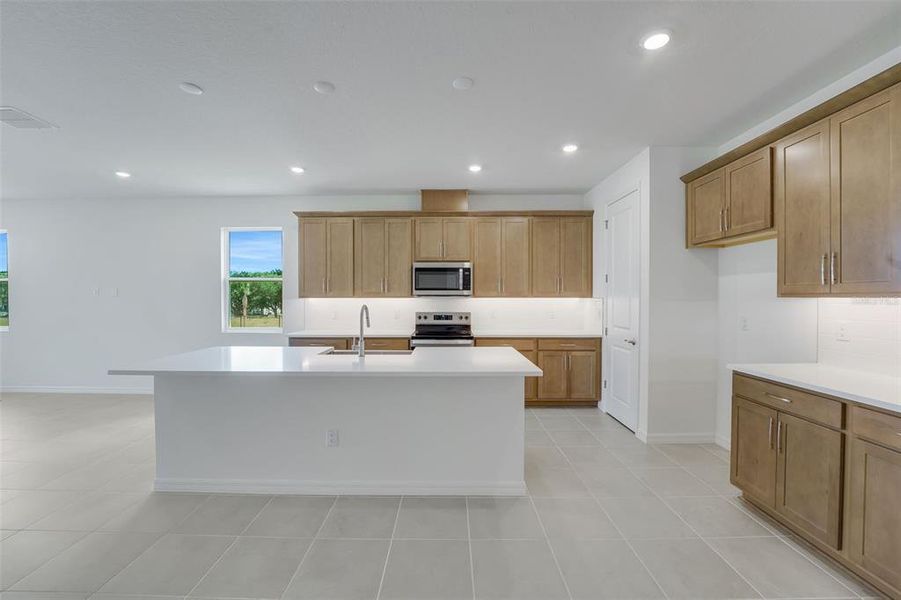 Furnished interior view inside a new home in Tuscan Hills, Dade City (Image 13).